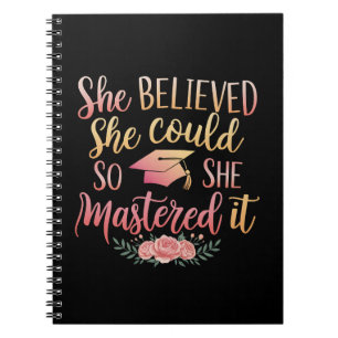 Cuaderno Ella Creía Que Podía Así Que Lo Dominó