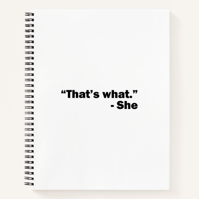 Cuaderno Ella Dijo (Anverso)