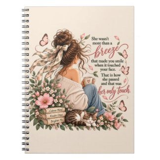 Cuaderno Ella Era Más Que Una Brisa Cita Literaria Acogedor