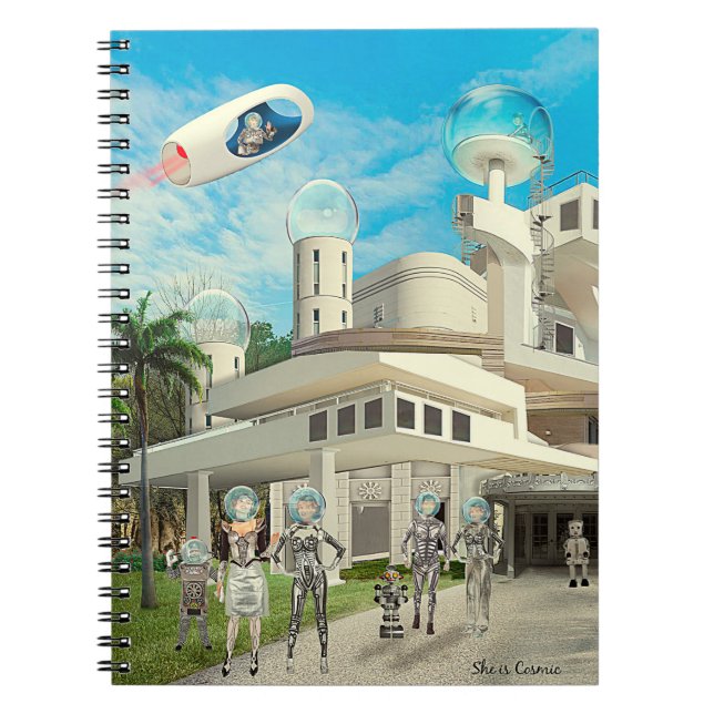 Cuaderno Ella es cósmica (Frente)