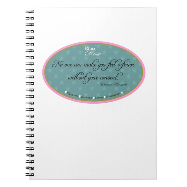 Cuaderno Ellie subió citas preferidas (Frente)