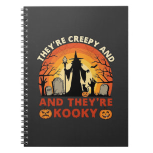 Cuaderno Ellos son Cementerio de Brujas de Halloween Creepy