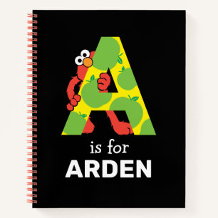 Cuaderno Elmo Alphabet A Apple