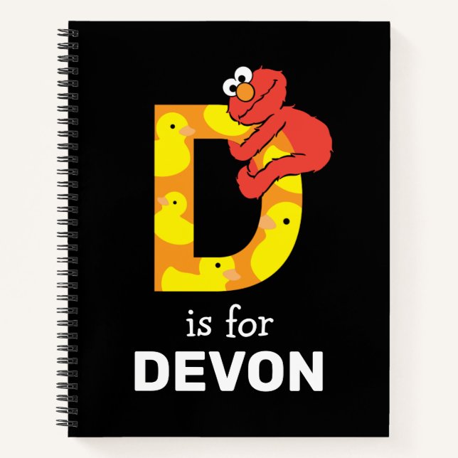 Cuaderno Elmo Alphabet | D Pato (Anverso)