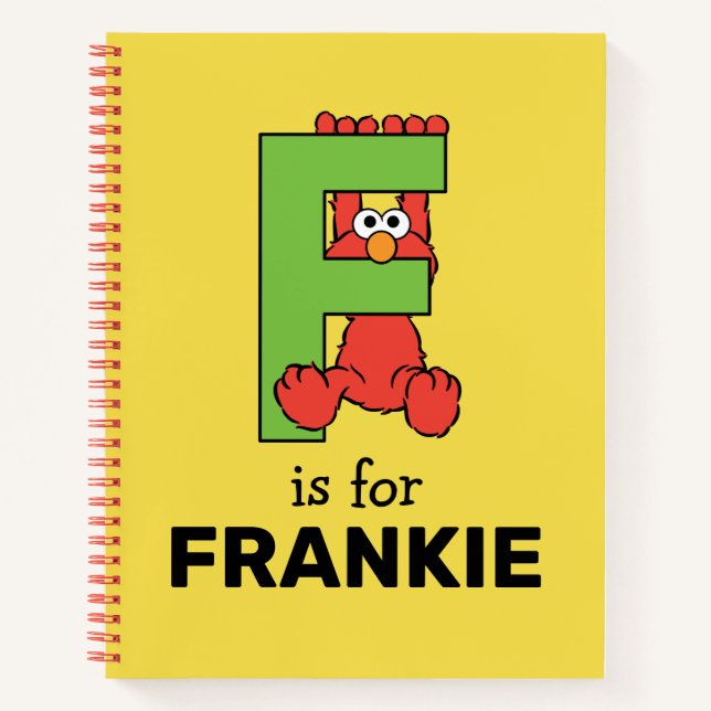 Cuaderno Elmo Alphabet | F Green (Anverso)