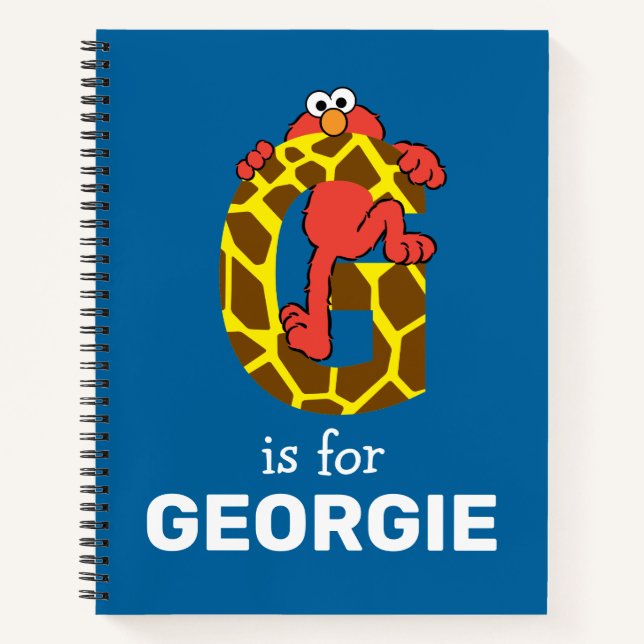 Cuaderno Elmo Alphabet | G Giraffe (Anverso)