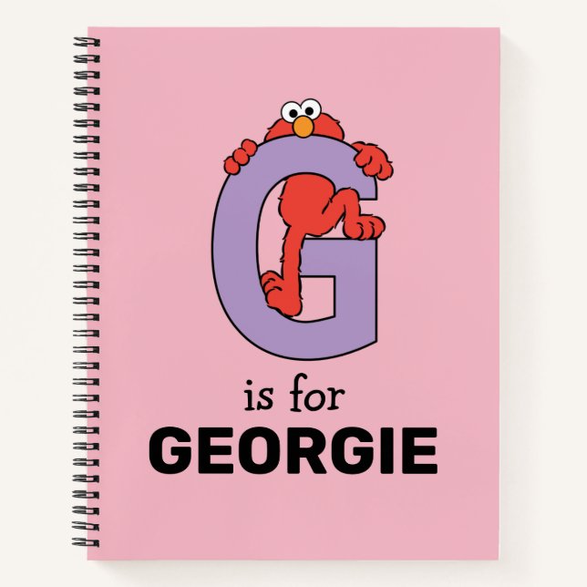 Cuaderno Elmo Alphabet | G Púrpura (Anverso)