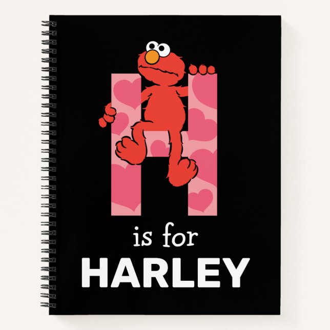 Cuaderno Elmo Alphabet | H Corazones (Anverso)