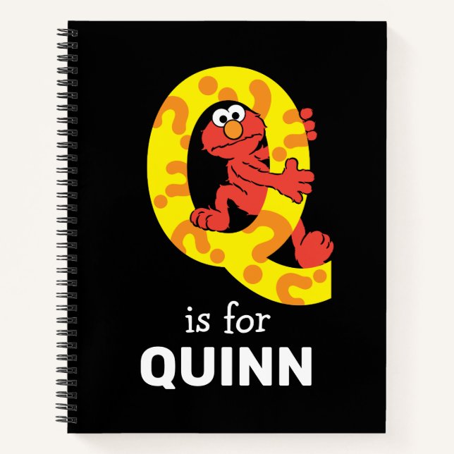 Cuaderno Elmo Alphabet | Q Pregunta (Anverso)