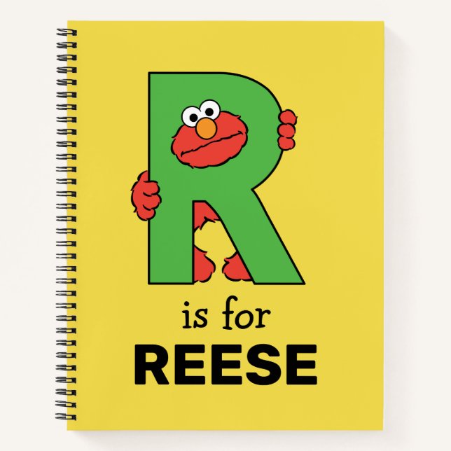 Cuaderno Elmo Alphabet | R Green (Anverso)