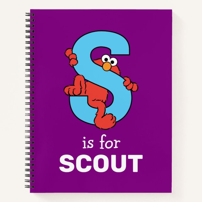 Cuaderno Elmo Alphabet | S Azul (Anverso)