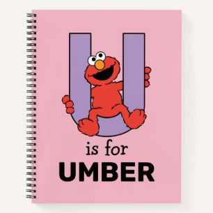 Cuaderno Elmo Alphabet   U Púrpura