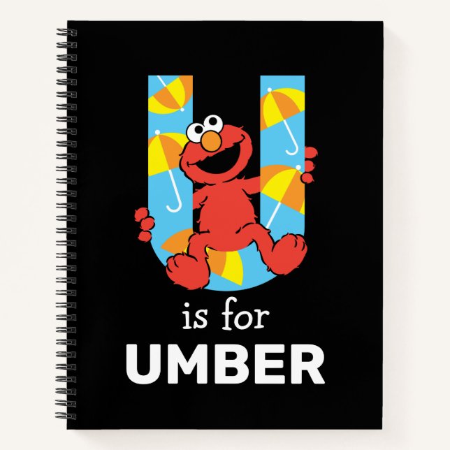 Cuaderno Elmo Alphabet | U Umbrella (Anverso)