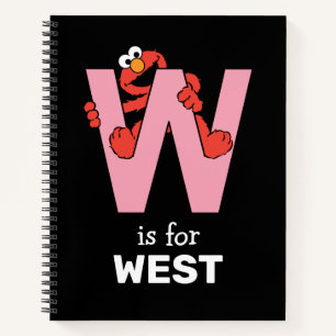 Cuaderno Elmo Alphabet   W Rosa