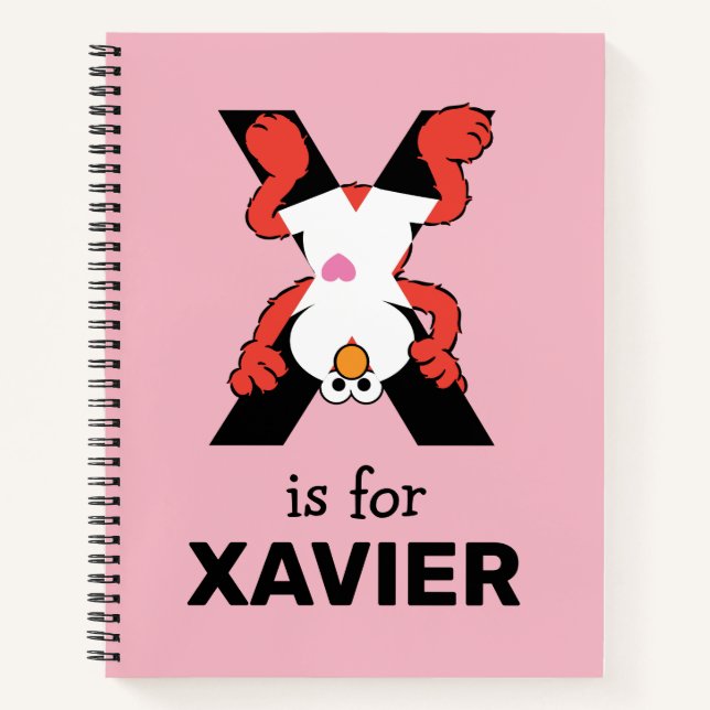 Cuaderno Elmo Alphabet | X Xray (Anverso)