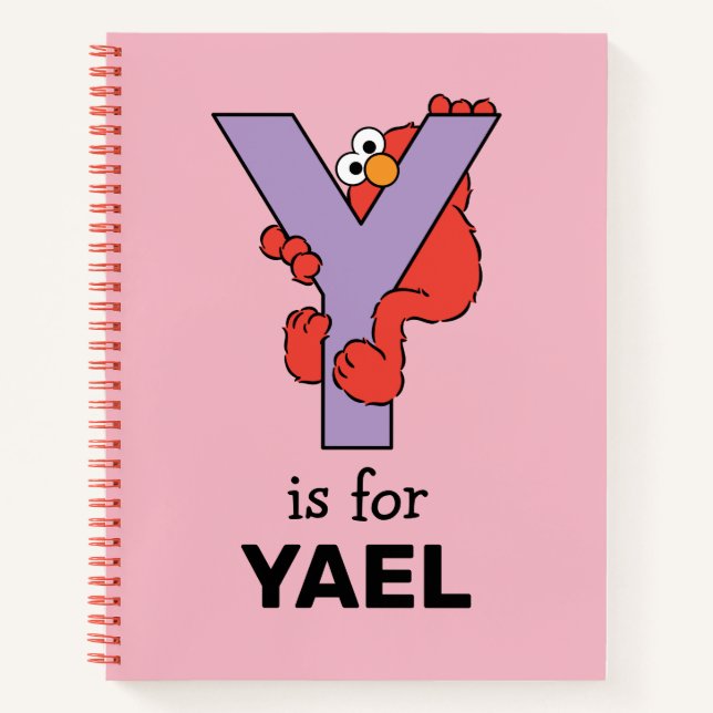 Cuaderno Elmo Alphabet | Y Púrpura (Anverso)