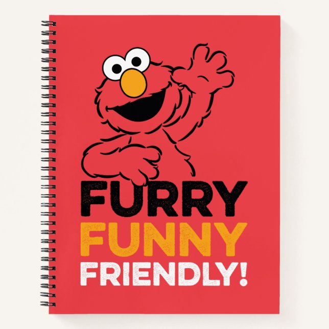 Cuaderno Elmo | Furry Funny Friendly (Anverso)