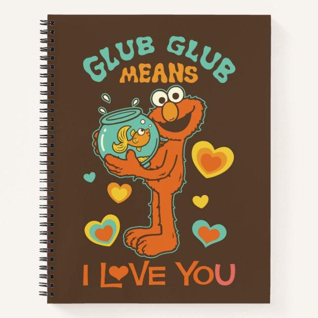 Cuaderno Elmo Holding a su Mascota Goldfish (Anverso)