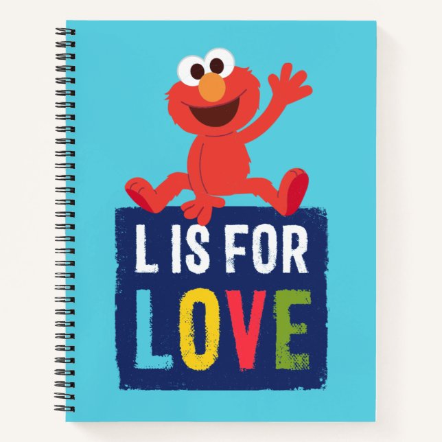 Cuaderno Elmo | L es para amor (Anverso)