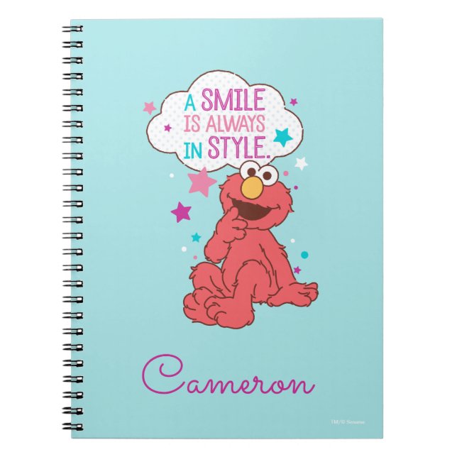 Cuaderno Elmo | La sonrisa siempre está en estilo (Frente)