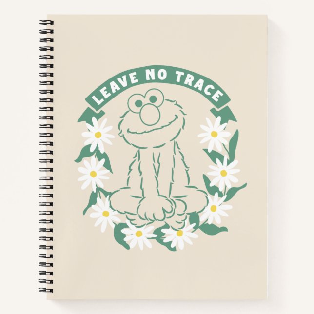 Cuaderno Elmo | No dejar trazos de gráficos florales (Anverso)