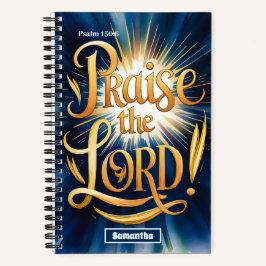 Cuaderno Elogio Personalizado Del Lord Christian Journal