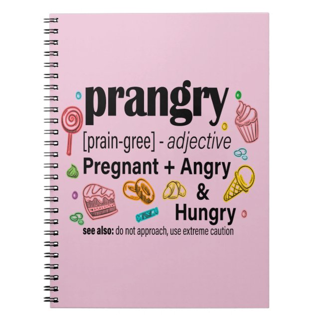 Cuaderno Embarazo + Enojo y Hambre = Enojado (Frente)