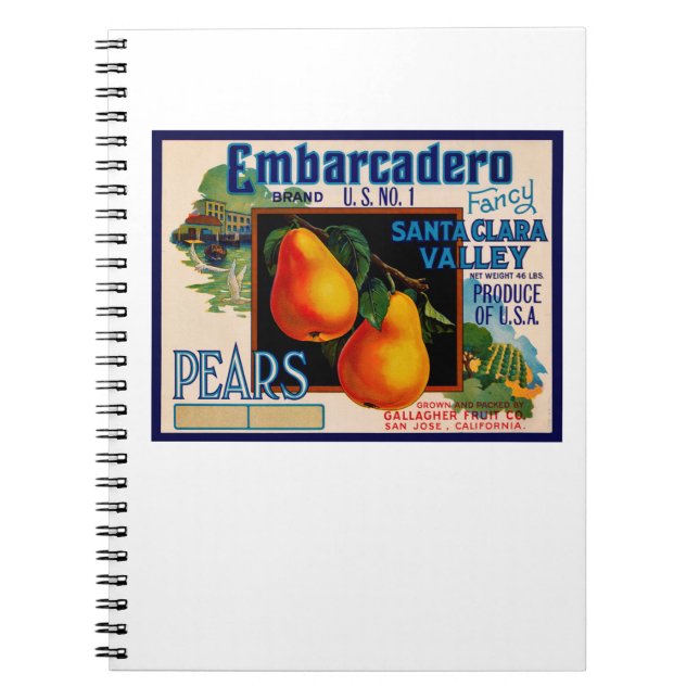 Cuaderno Embarcadero Pears (Frente)