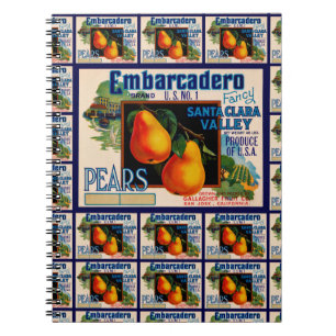 Cuaderno Embarcadero Pears multi print