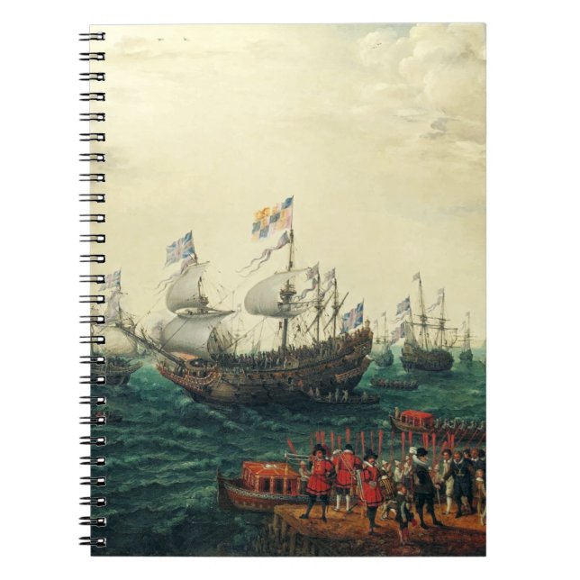 Cuaderno Embarque en Margate del Elector Palatino  (Frente)