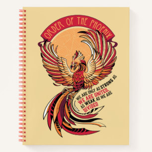 Cuaderno Emblema Cruzado de la Orden de la Phoenix