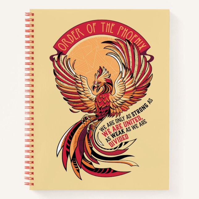 Cuaderno Emblema Cruzado de la Orden de la Phoenix (Anverso)