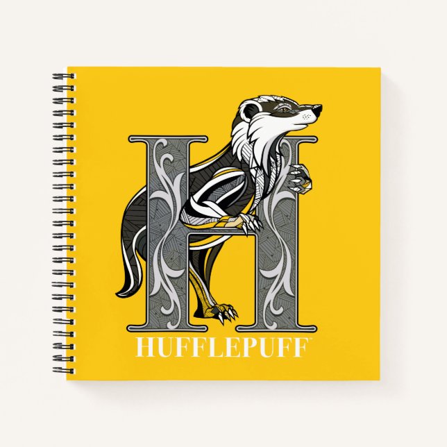 Cuaderno Emblema cruzado HUFFLEPUFF™ (Anverso)