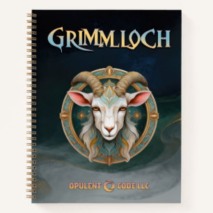 Cuaderno Emblema de Cabra de Grimmloch Juego de Rol de Fant