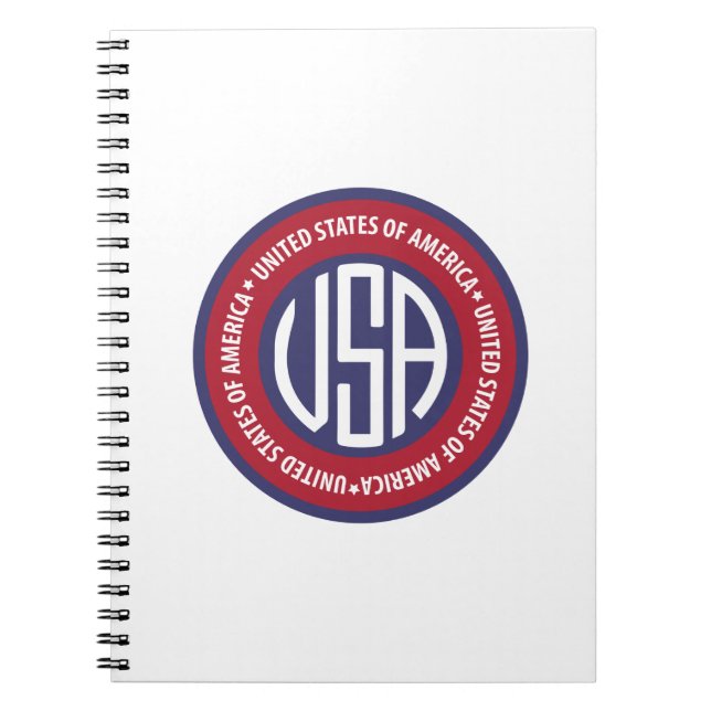 Cuaderno Emblema de Estados Unidos (Frente)