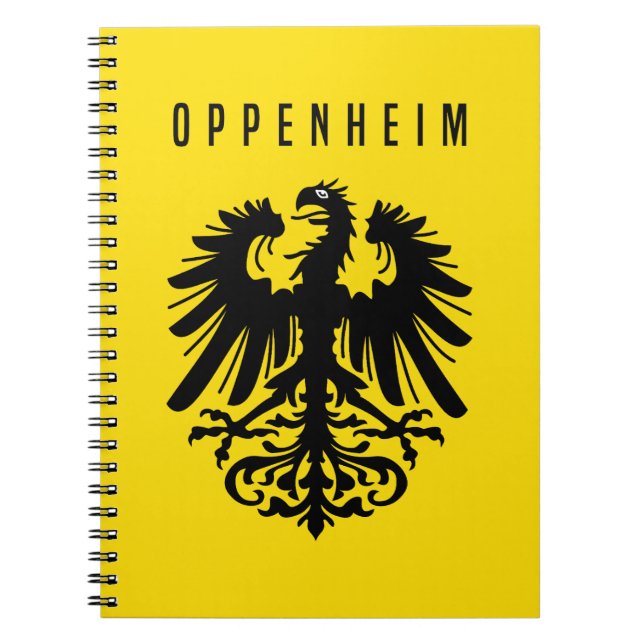 Cuaderno Emblema de la ciudad de Oppenheim Símbolo de Alema (Frente)