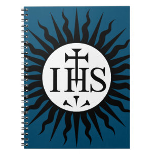 Cuaderno Emblema de la Compañía de Jesús Monograma