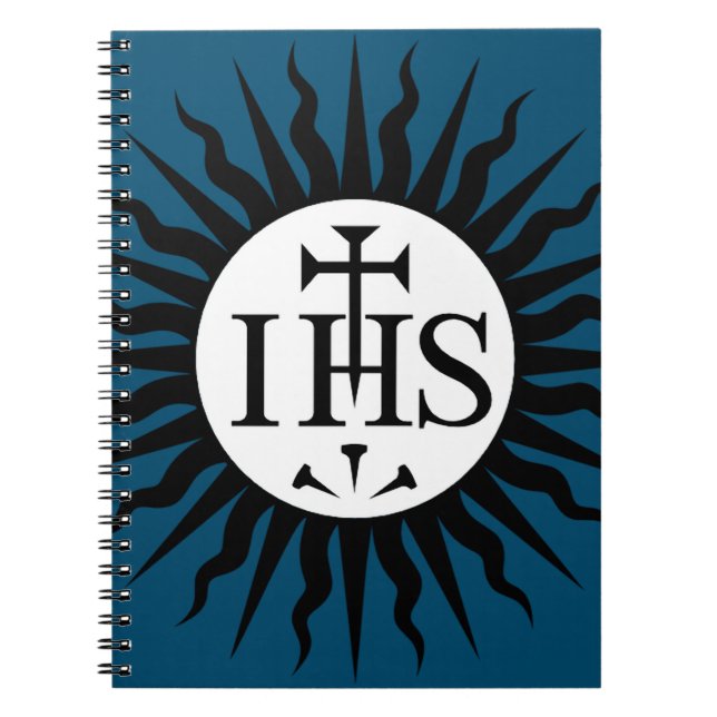 Cuaderno Emblema de la Compañía de Jesús Monograma (Frente)