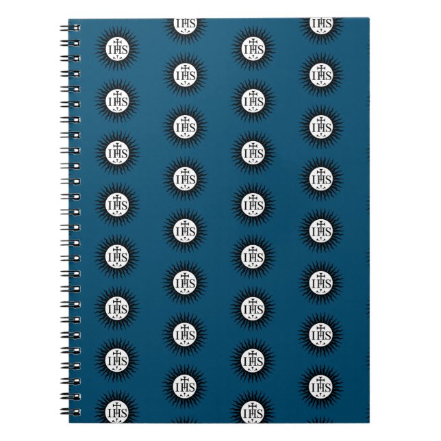 Cuaderno Emblema de la Compañía de Jesús Monograma (Frente)