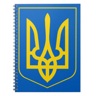 Cuaderno emblema de Ucrania