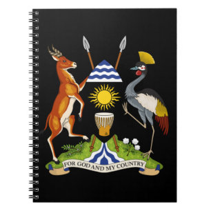 Cuaderno emblema de uganda