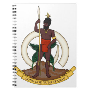 Cuaderno emblema de vanuatu