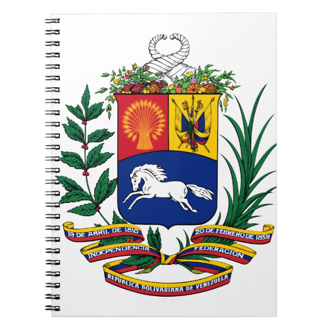 Cuaderno emblema de venezuela (Frente)