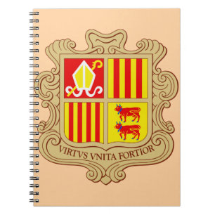 Cuaderno Emblema del Estado de Andorra Coprincipado Históri