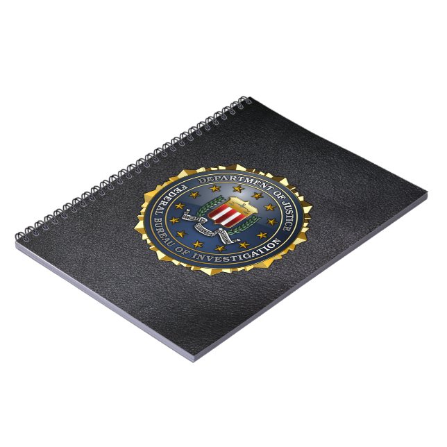 Cuaderno Emblema del FBI (Lado Izquierdo)