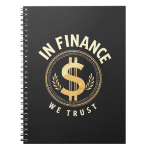 Cuaderno Emblema In Finance We Trust