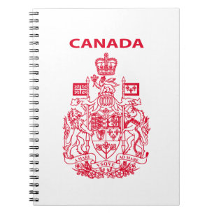 Cuaderno Emblema nacional de Canadá