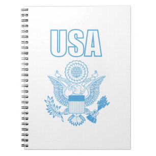 Cuaderno emblema nacional de los Estados Unidos