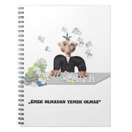 Cuaderno Emek olmadan yemek olmaz Personalizado