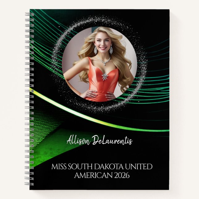Cuaderno Emerald Dust Ultimate Pageant Checklist Notebook (Anverso)